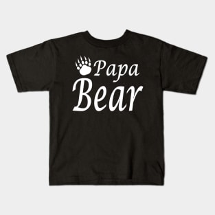 Papa Bear with bear claw Kids T-Shirt